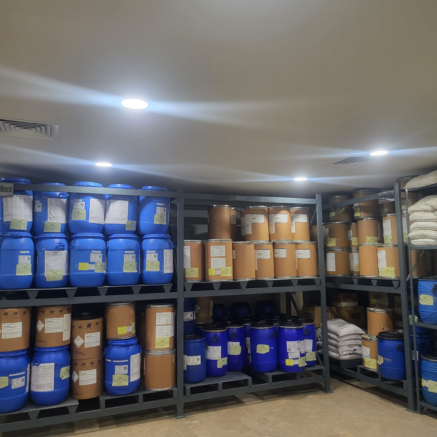 Jfrin raw material storage